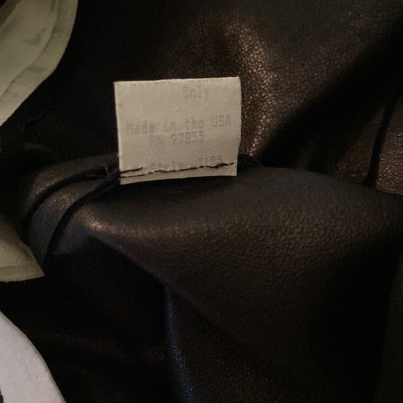 Illia Anthropologie Suede Leather Black & White Midi Pencil Skirt - S - Picture 10 of 10